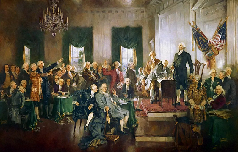 Ondertekening van de Grondwet